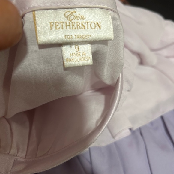 ERIN by Erin Fetherston Lavender and Purple Tiered Midi Dress size 9 - Picture 3 of 3